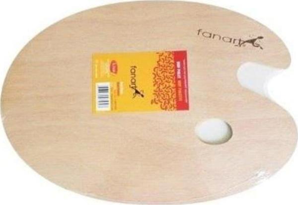 Fanart Academy Mdf Oval Palet 20X30X0,3Cm - Image 1