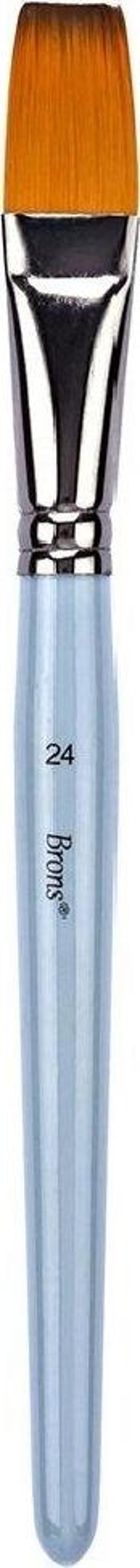 Brons 200F Serisi Yağlı Boya Kısa Sap Fırça No:24 Br-2162 (12 Li Paket) - Image 1