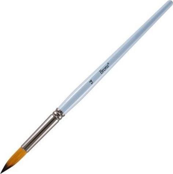 Brons Sulu Kısa Sap Fırça No:14 123 Serisi Br-764 (12 Li Paket) - Image 1