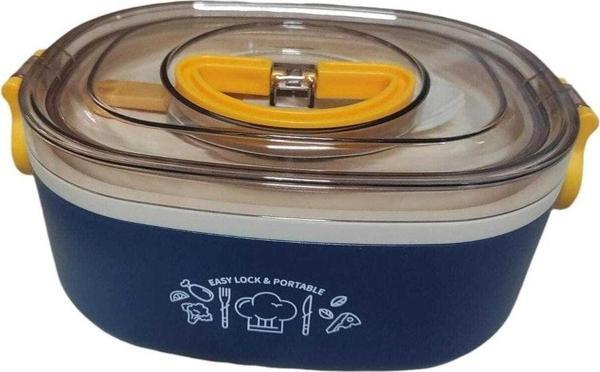 Vagonlife Paslanmaz Çelik Beslenme Kutusu Lunch Box 1000 Ml Xc-540 (Karışık Renk 1 Adet) - Image 1