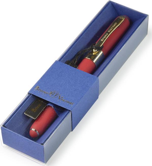 Bruno Visconti Monaco Tükenmez Kalem Mavi 0,5 Mm Kutulu Kırmzı Gövde Mavi Kutu 20-0125/046 - Image 1