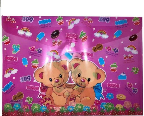 Bafix A4 Çıtçıtlı Dosya Desenli Dxj8605 YY-8607 (12 Li Paket) - Image 1