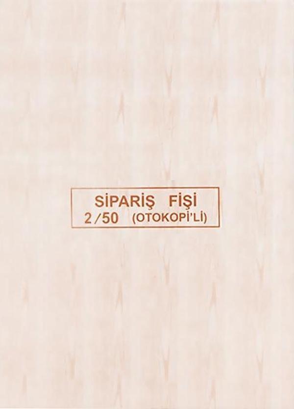 Dilman Sipariş Fişi 2-50 2 Nüsha Otokopili 4206 (12 Li Paket) - Image 1