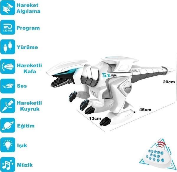 Vardem Oyuncak Uzaktan Kumandalı Şarjlı Etkil Işıklı Müzikli Robot Vrd-G17 - Image 1