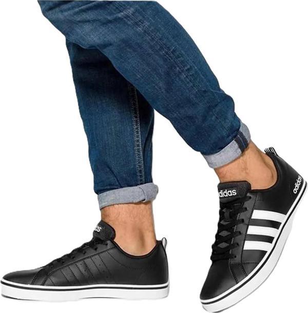 Adidas VS Pace Leather Sneaker Black Deri Günlük Siyah Erkek Spor Ayakkabı - Image 1
