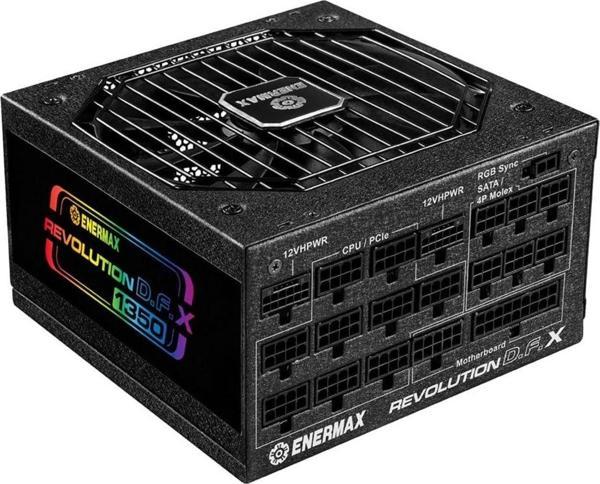 Enermax Revolution D.F. X 1350W 80+ Gold Full Modüler 140Mm Fanlı Argb Güç Kaynağı (Ert1350Ewt - Image 1