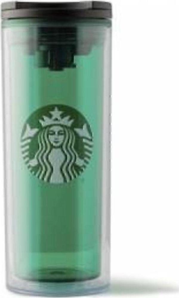 Starbucks Yeşil Şeffaf Termos 355Ml Kullanışlı 2021 Özel Seri - Image 1
