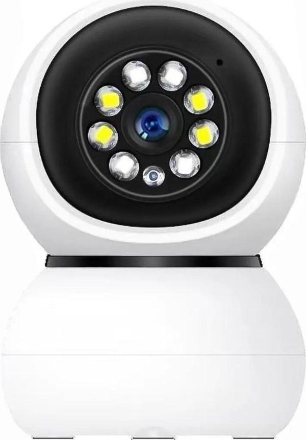 Lisa Butik Ip Wifi 360° 1080P Güvenlik Kamerası Gece Görüşlü Led Işıklı Alarmlı Kamerası Panda Kılıflı - Image 1