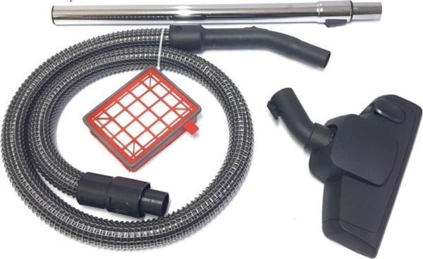 Veyron Turbo Öko Elektrikli Süpürge Çelik Tel Hortum Seti Ve Hepa Filtre - Image 1