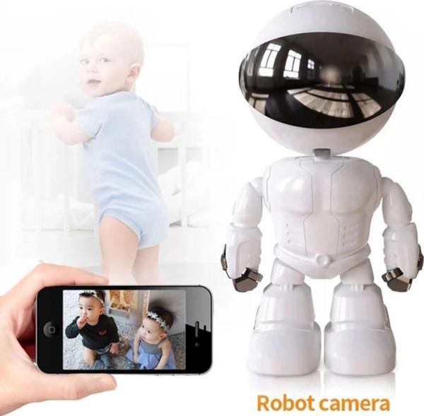 Teknomila 1080P Robot Görünümlü Wifi Ip Güvenlik Kamerası Kablosuz Gece Görüşlü - Image 1