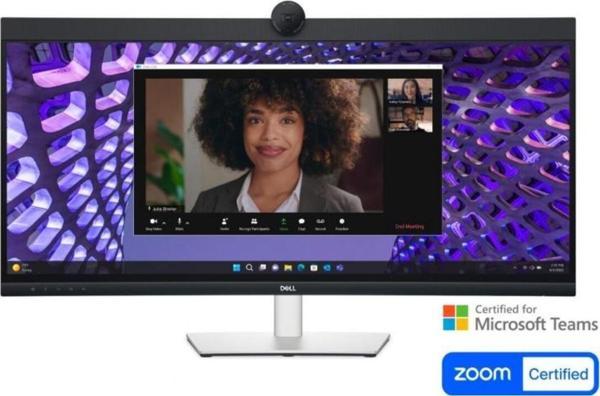 Dell P3424Web 34 Curved Video Conferencing Monitor 3440X1440 5Ms Dp Hdmı Usb - Image 1