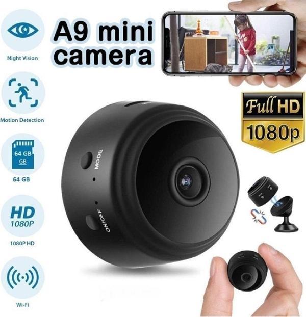Bintech A9 Mini Ip Kamera 1080P Güvenlik Kamerası Magnetik Kablosuz Kamera - Image 1