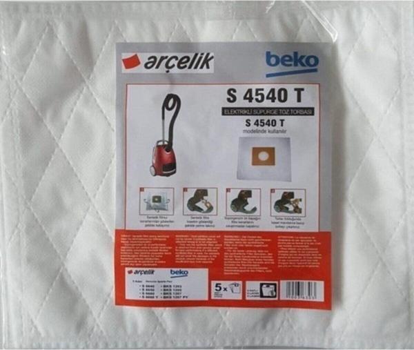 Beko S 4540 T Elektrikli Süpürge Toz Torbası Bez 20 Adet - Image 1