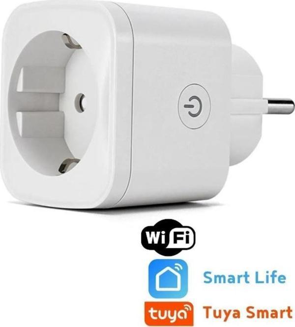 Qasul Smart Plug / Akıllı Priz 16A Akım Korumalı Akıllı Wifi Priz - Image 1
