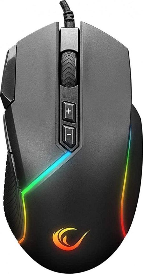 Rampage Smx-G39 Comfort Usb 8 Makro+Extra Atış Tuşlu 7200Dpi Rgb Ledli Gaming Oyuncu Mouse - Image 1