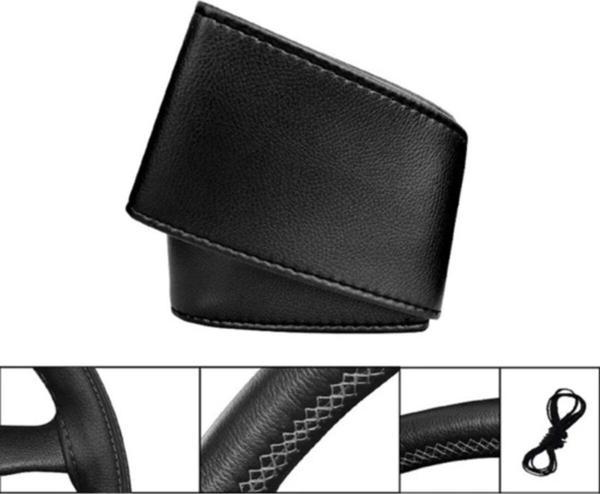 Ayazgurup Fiat Yeni Egea Dikmeli Direksiyon Kılıfı Siyah Soft Deri ( Ultra Lüx ) - Image 1