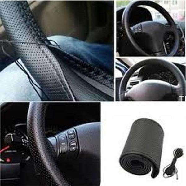 Ayazgurup Honda Accord Dikmeli Direksiyon Kılıfı Noktalı Siyah - Image 1
