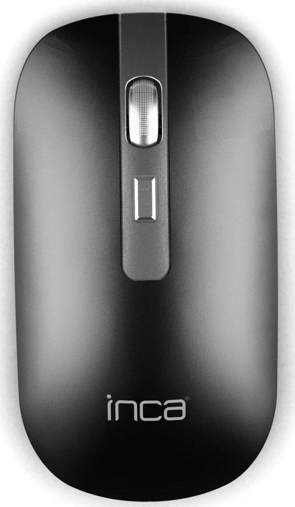 Inca Kablosuz Bluetooth & Wireless Antrasit Mouse Special Antrasit Metallic Silent Mouse Iwm-531Ra - Image 1