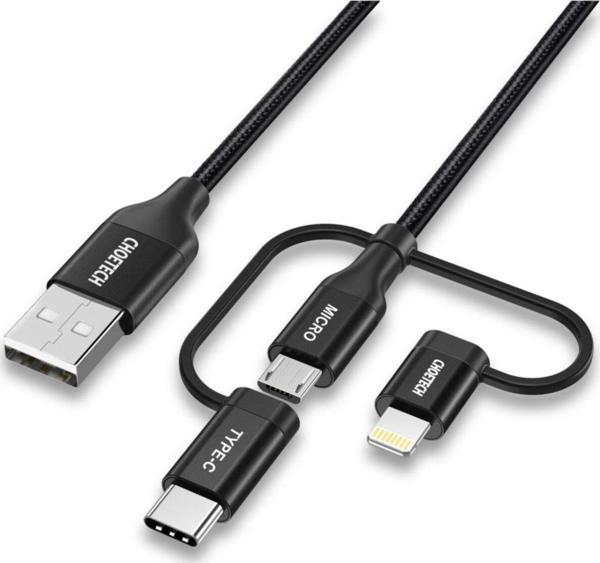 Choetech 3İn1 Mfı Şarj Kablosu Ip0030 - Image 1