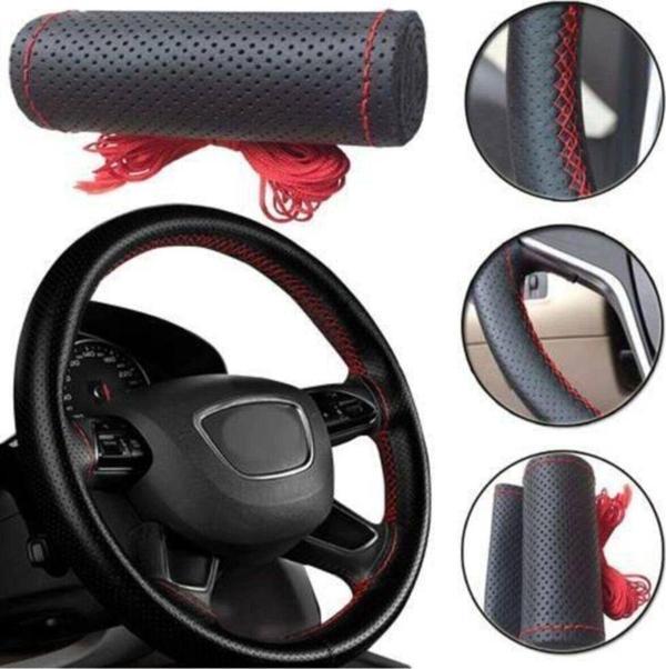 Ayazgurup Renault Megane 2 Dikmeli Direksiyon Kılıfı Siyah Düz - Image 1