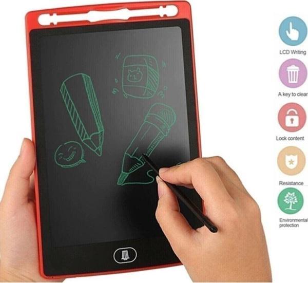 Blue İnter Grafik Çocuk Yazı Tahtası Çizim Tableti 8.5 Inç Eğitici Etkinlik Dijital Ekran - Image 1