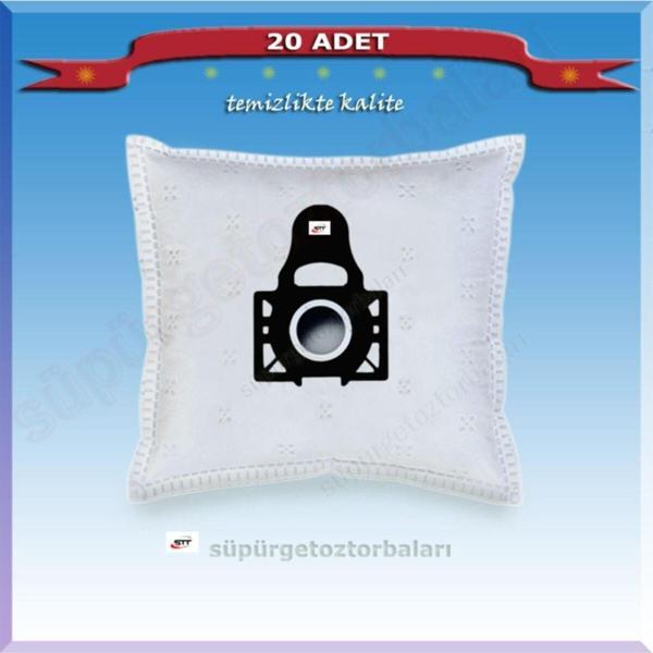 S 6255 C Süpürge Toz Torbası 20 Adet 200720 - Image 1