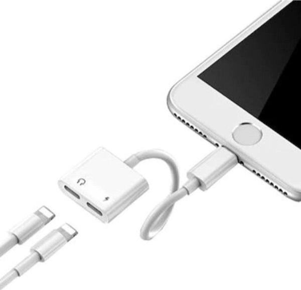 Blue İnter Iphone/İpad Uyumlu Lightning Kulaklık Ve Şarj Çevirici Dönüştürücü Çoğal - Image 1