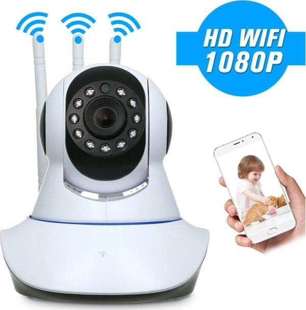 Qasul Gece Görüşlü Hd 360 Derece Wifi Ip Bebek Kamerası Cmr5 - Image 1