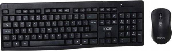 Inca Klavye Mouse Seti Kablosuz Dayanıklı Soft Tasarım Iws-539T Siyah - Image 1