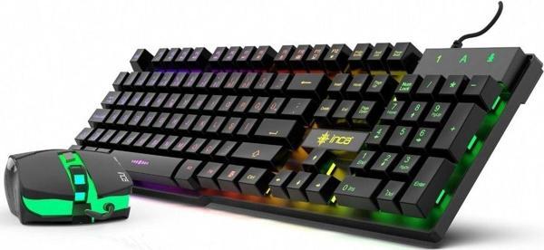 Inca Ikg-448 Gaming Klavye & Mouse Set Rainbow Effect Klavye - Image 1
