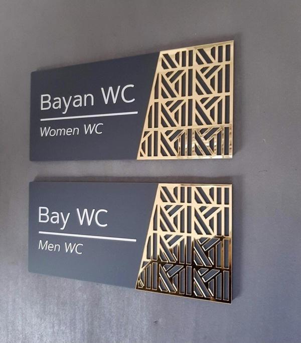 Yönline Luxury Mat Antrasit Seri Wc Yönlendirme Seti - Image 1