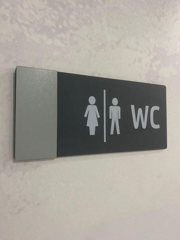 Yönline Mat Klasik Seri Wc Yönlendirme Tabelası - Image 1