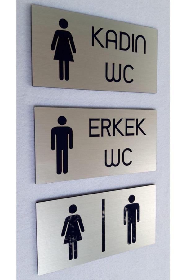 Dekokonsept Metal Look Serisi Wc Yönlendirme Seti - Image 1