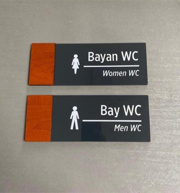 Yönline Wooden Serisi Wc Yönlendirme Seti - Image 1
