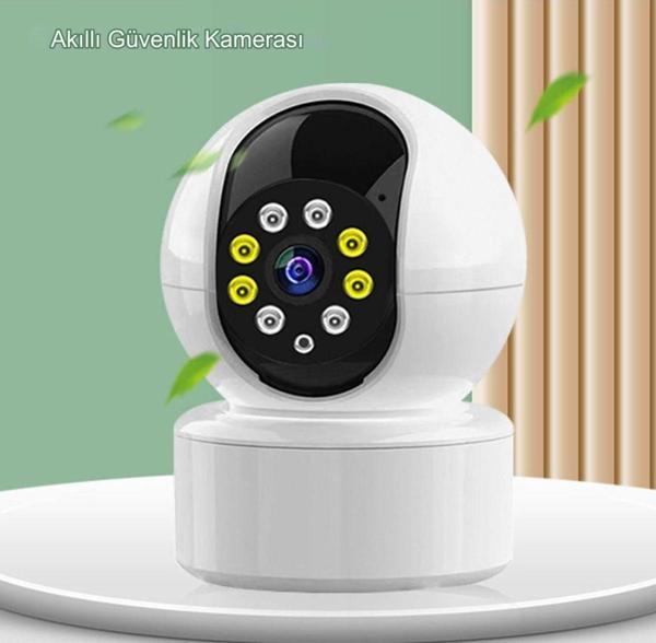 Qasul Full Hd 5G Wi-Fi Destekli Gece Görüşlü,Hareket Algılamalı Konuşmalı Kablosuz Güvenlik Kamerası - Image 1