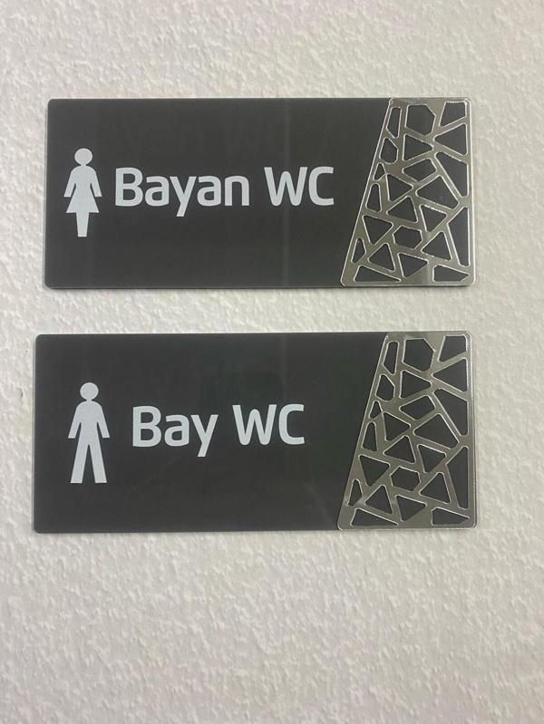Dekokonsept Antrasit Silver Pattern Seri Wc Yönlendirme Seti - Image 1