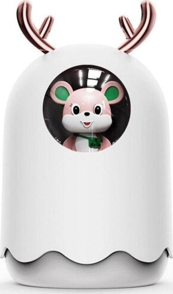 Lisa Butik Lisa Karikatür Hava Nemlendirici Usb Mini Su Difüzör Led Lamba Buhar Makinesi H20Humidifier - Image 1