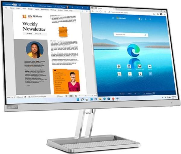 Lenovo L27İ-40 27 İnç 100Hz 4Ms Freesync Ips Fhd Monitör Bulut Grisi - Image 1