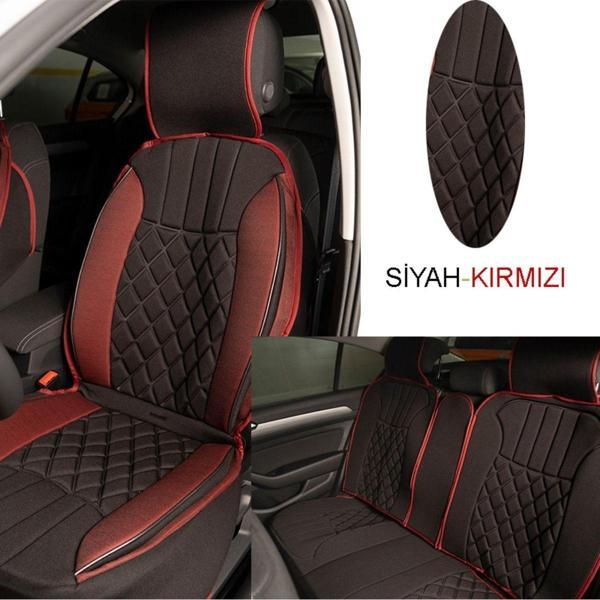 Sky Toptan Elegance 5'Li Set Minder Siyah-Kırmızı / Klmny547 - Image 1