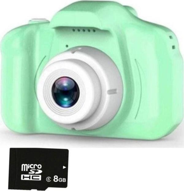Blue İnter Mini 1080P Çocuklar Için Dijital Fotoğraf Makinesi-Oyun,Video,Filtre-Son Versiyon 8 Gb Sd Kart - Image 1