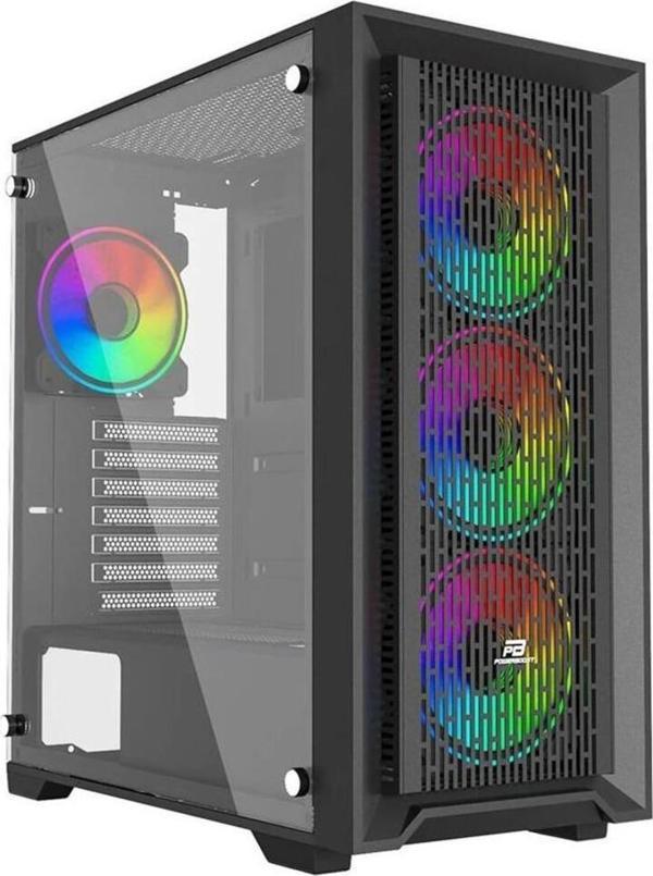 Power Boost Pb-P705B 650W 80Plus Bronze Usb 3.0Mesh Argb Fanlı Gaming Siyah Kasa - Image 1