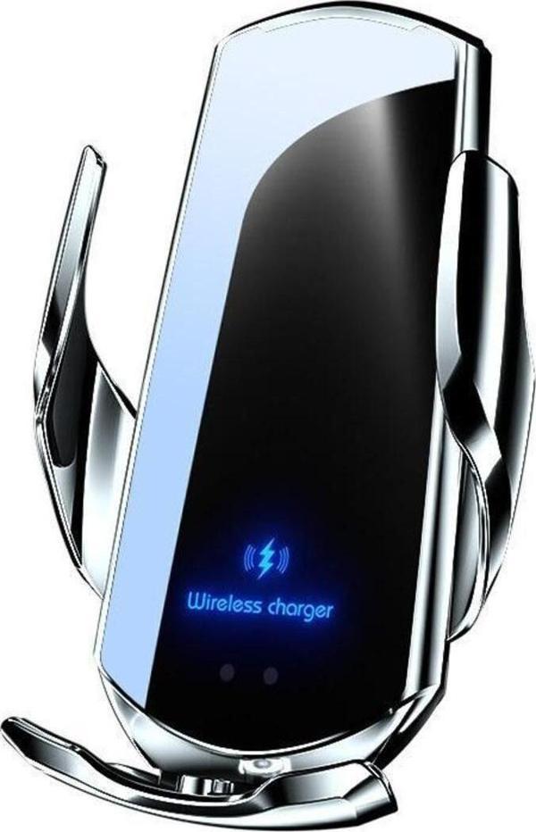 Lisa Butik Q3 Smart Sensör Wireless Sensörlü Ve Kablosuz Telefon Şarjı Ve Telefon Tutacağı Hem Şarj Hem Tutacak - Image 1