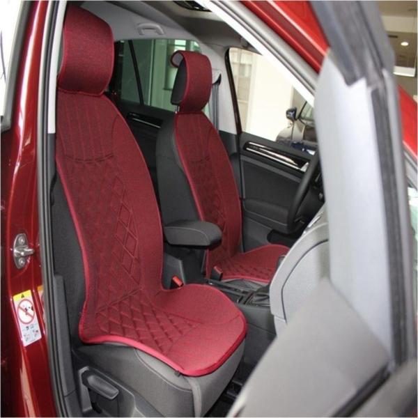 Space Mitsubishi Tüm Modellerine Uyumlu Senturk Auto Elegance Minder 2 Li Set Ön Koltuklara Bordo - Image 1