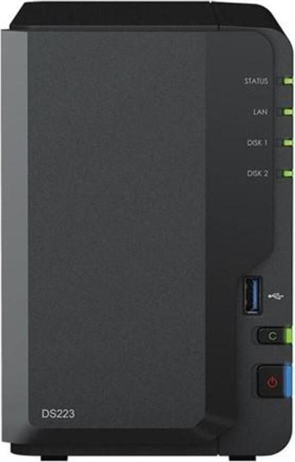 Universal Synology Ds223 Realtek Qc 2 Gb Ram- 2-Diskli Nas Server (Disksiz) - Image 1