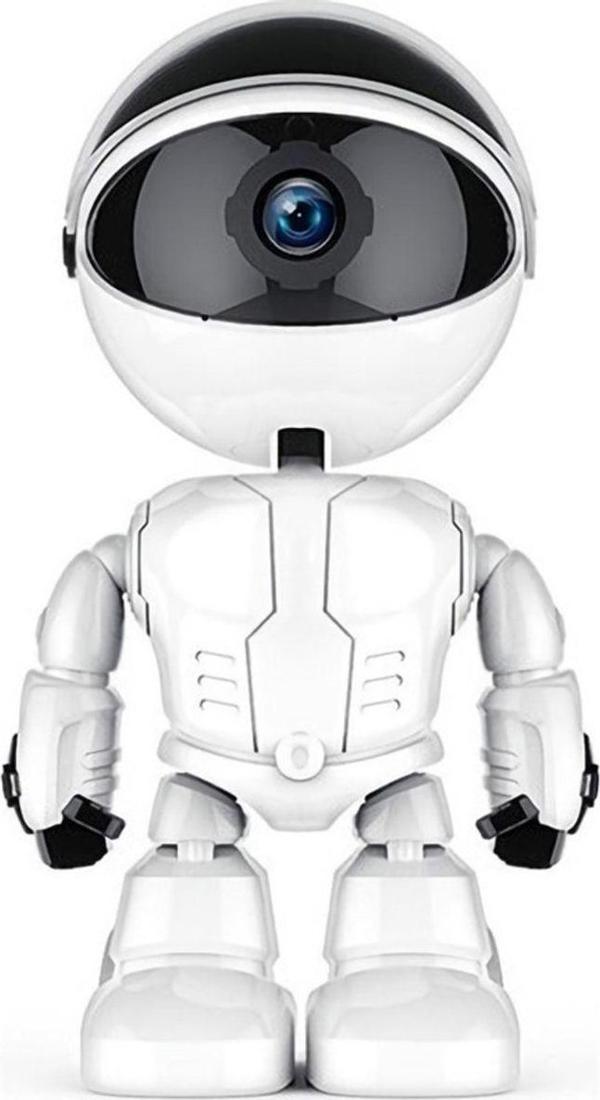 Teknomila Robot Görünümlü Wifi Güvenlik Kamerası Kablosuz Gece Görüşlü Iç Mekan Camera - Image 1