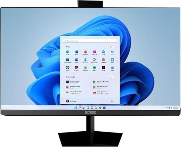 Technopc 23.8" Smartone S24-A300 Ryzen 3 2200Ge-8Gb Ram-256Gb Ssd-Fdos - Image 1