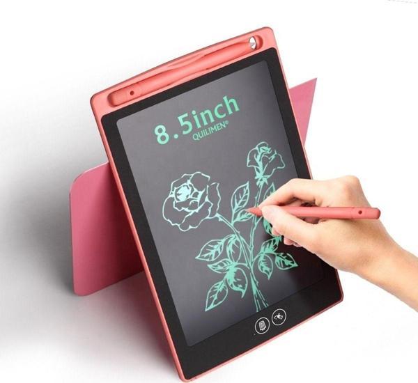 Teknomila Grafik Çocuk Yazı Tahtası Çizim Tableti 8.5 Inç Eğitici Etkinlik Dijital Ekran - Image 1