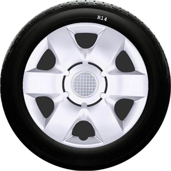 Sjs Alfa Romeo Uyumlu 14 Inç Kırılmaz Sks Jant Kapağı 1 Takım 4 Adet No:215 - Image 1