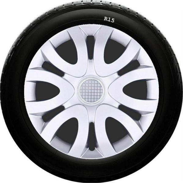 Sjs Alfa Romeo Uyumlu 15 Inc Kırılmaz Sks Jant Kapağı 1 Takım 4 Adet No:330 - Image 1
