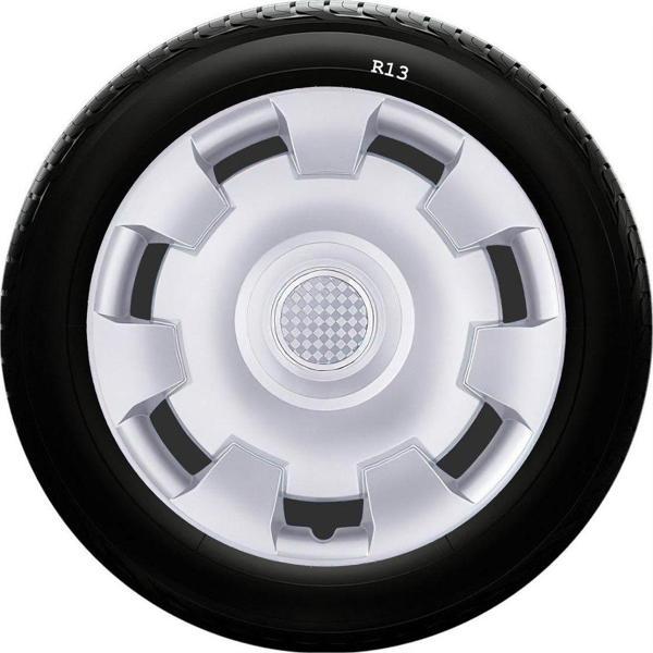 Sjs Sks Skoda Jant Kapağı 13 Inc Kırılmaz 1 Takım 4 Adet No:111 - Image 1